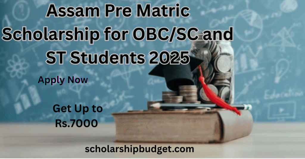Assam Pre Matric Scholarship for OBC